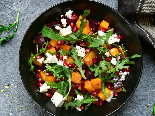 Beetroot Feta Walnut Salad