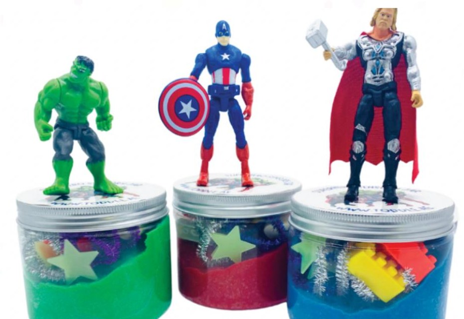 Superhero Sensory Jars